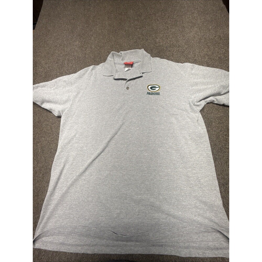 Vintage Green Bay Packers Polo Shirt Men’s Large NFL Brand